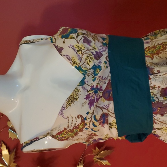 French Spy Dress Floral Zip As New - Picture 2 of 13